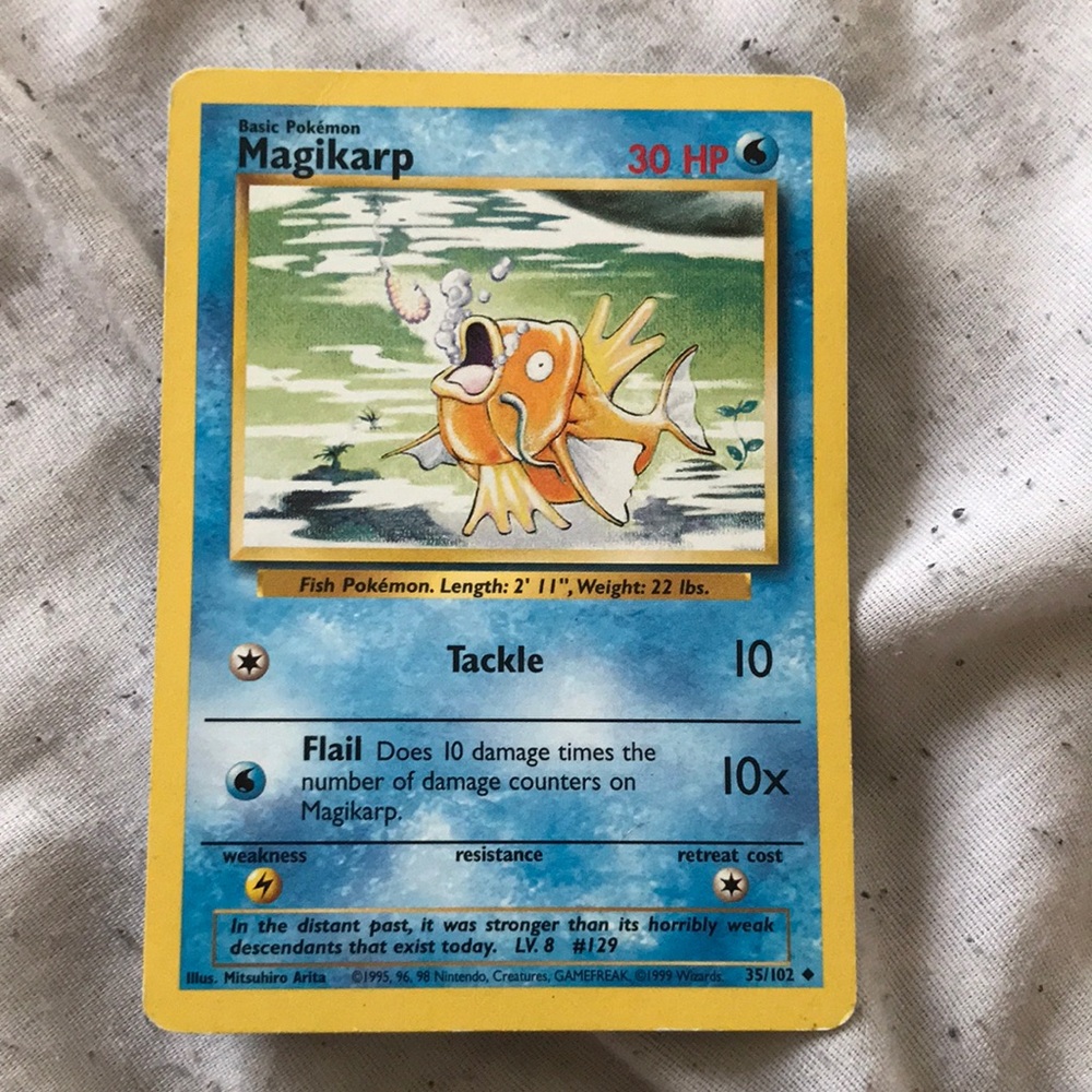 Magikarp Pokémon card